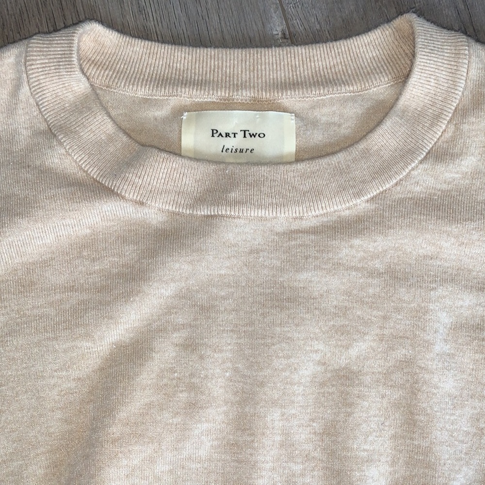 Part Two Beige Sweater Small - Picture 4 of 7